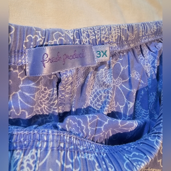 FRESH PRODUCE Brand Cotton Capris - Size 3X - Picture 2 of 5